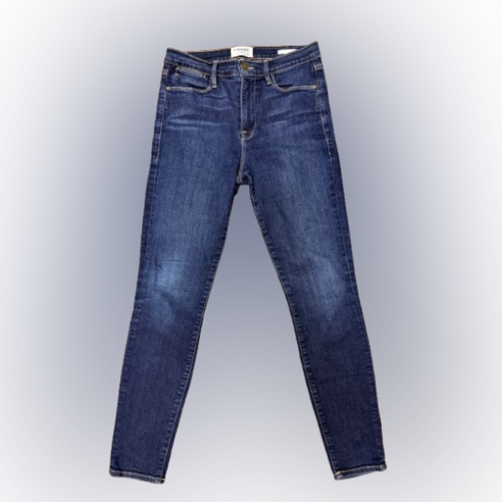 FRAME Denim Le High Skinny Crop Jeans -Waist 28” Inseam 27”